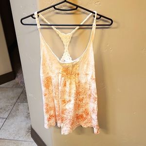 American eagle crochet halter top